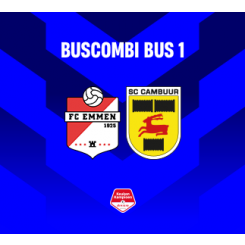 Buscombi FC Emmen - SC Cambuur (Bus 1)